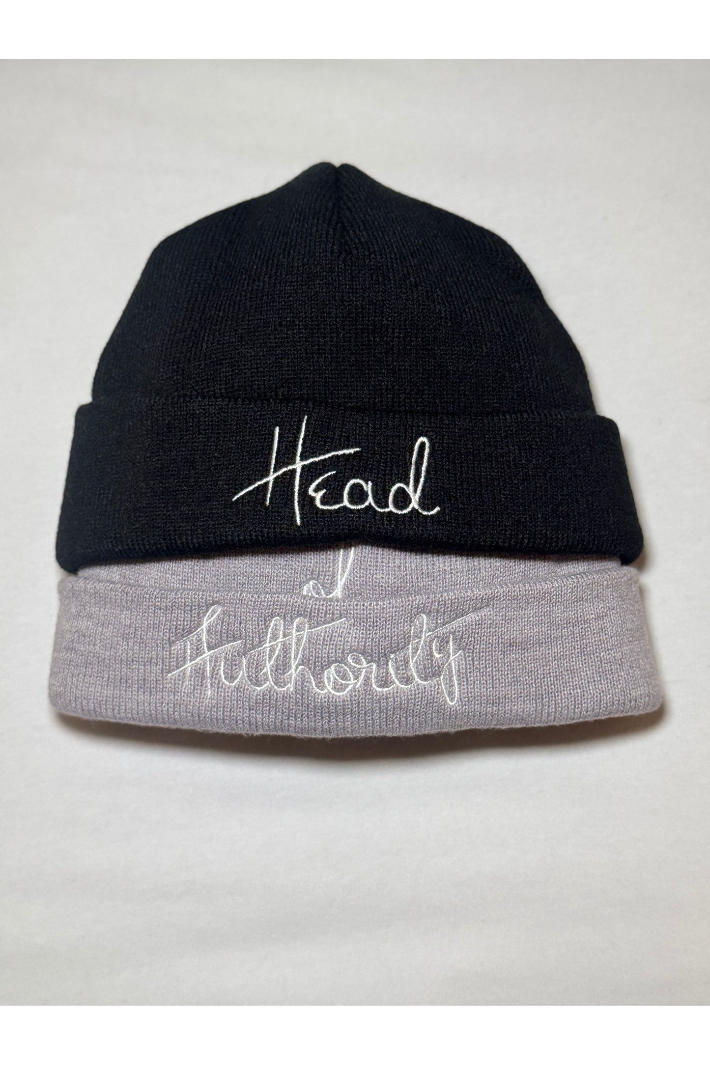 “Black&Gray” Stacked Beanie
