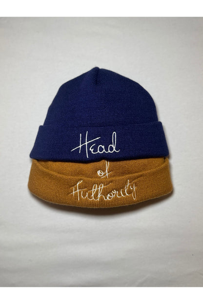 “Blue&Rust” Stacked Beanie