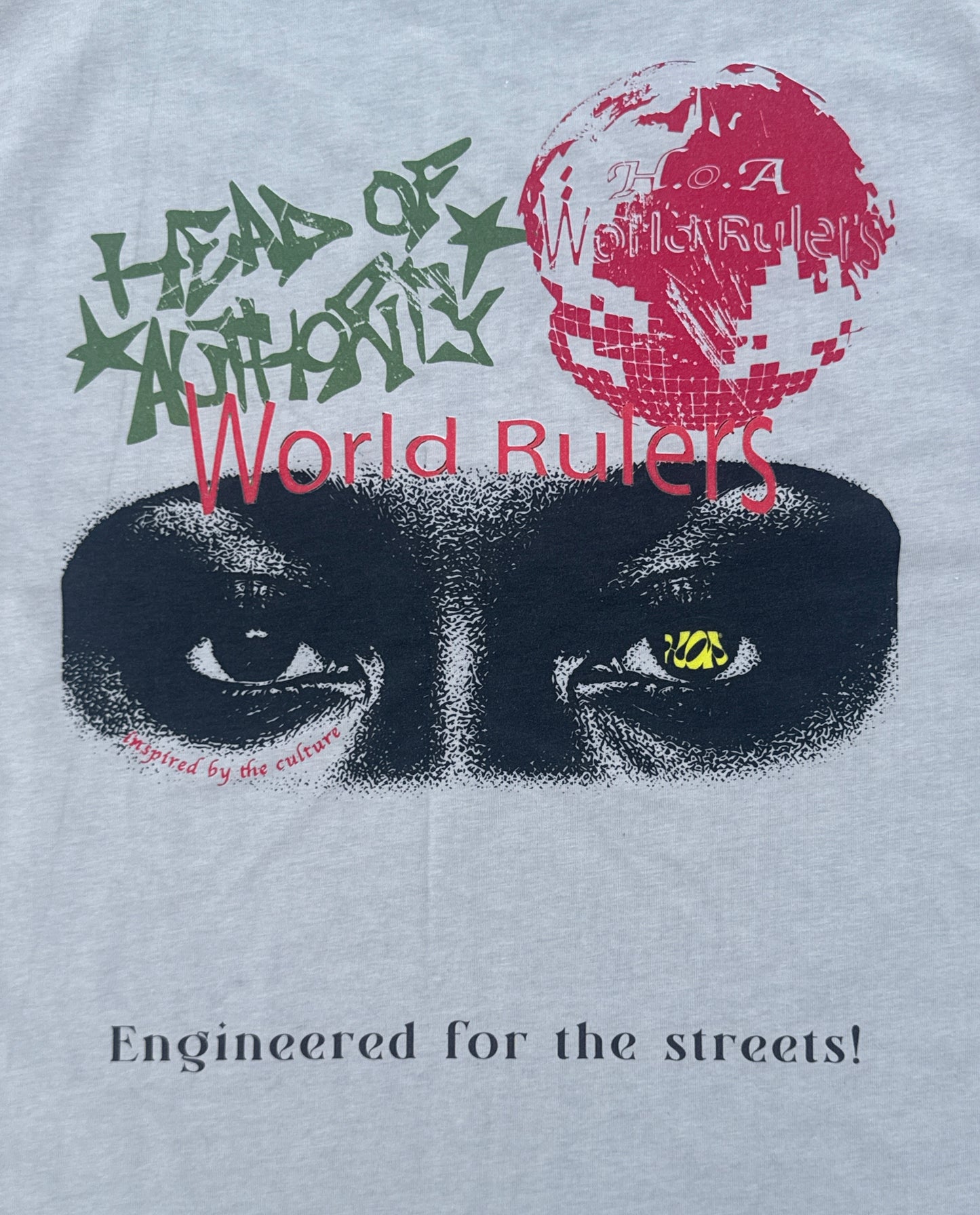 Head of Authority Hand-frayed Tee