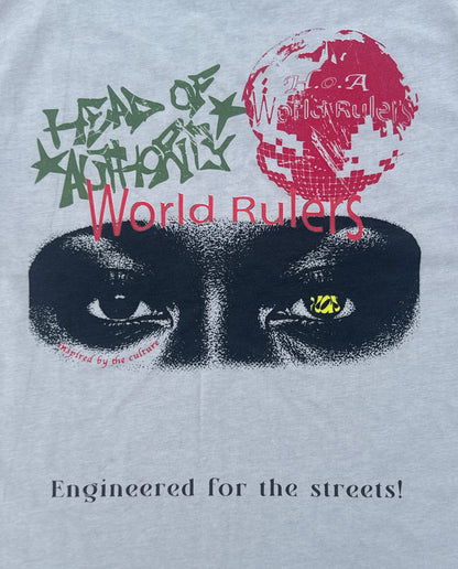 Head of Authority Hand-frayed Tee